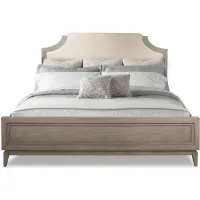 Vogue Upholstered Bed in Gray Wash by Riverside Furniture
