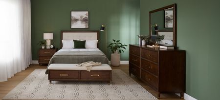 Lindsay 4-pc. Bedroom Set in Brown by Najarian