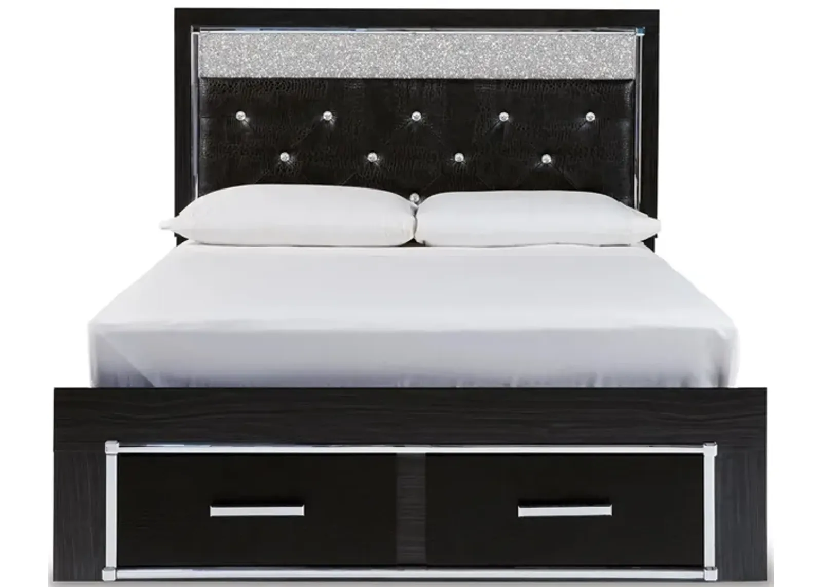 Kaydell Queen Upholstered Panel Storage Bed