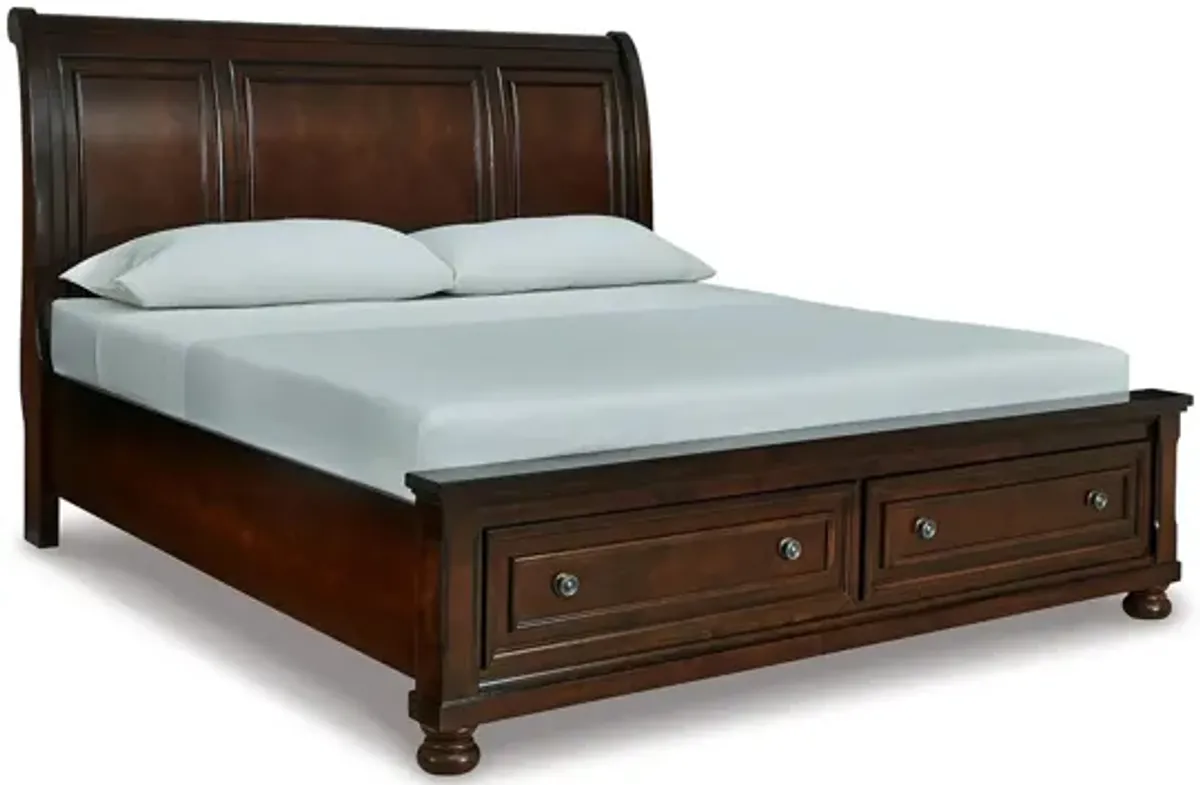 Porter Sleigh storage Bed