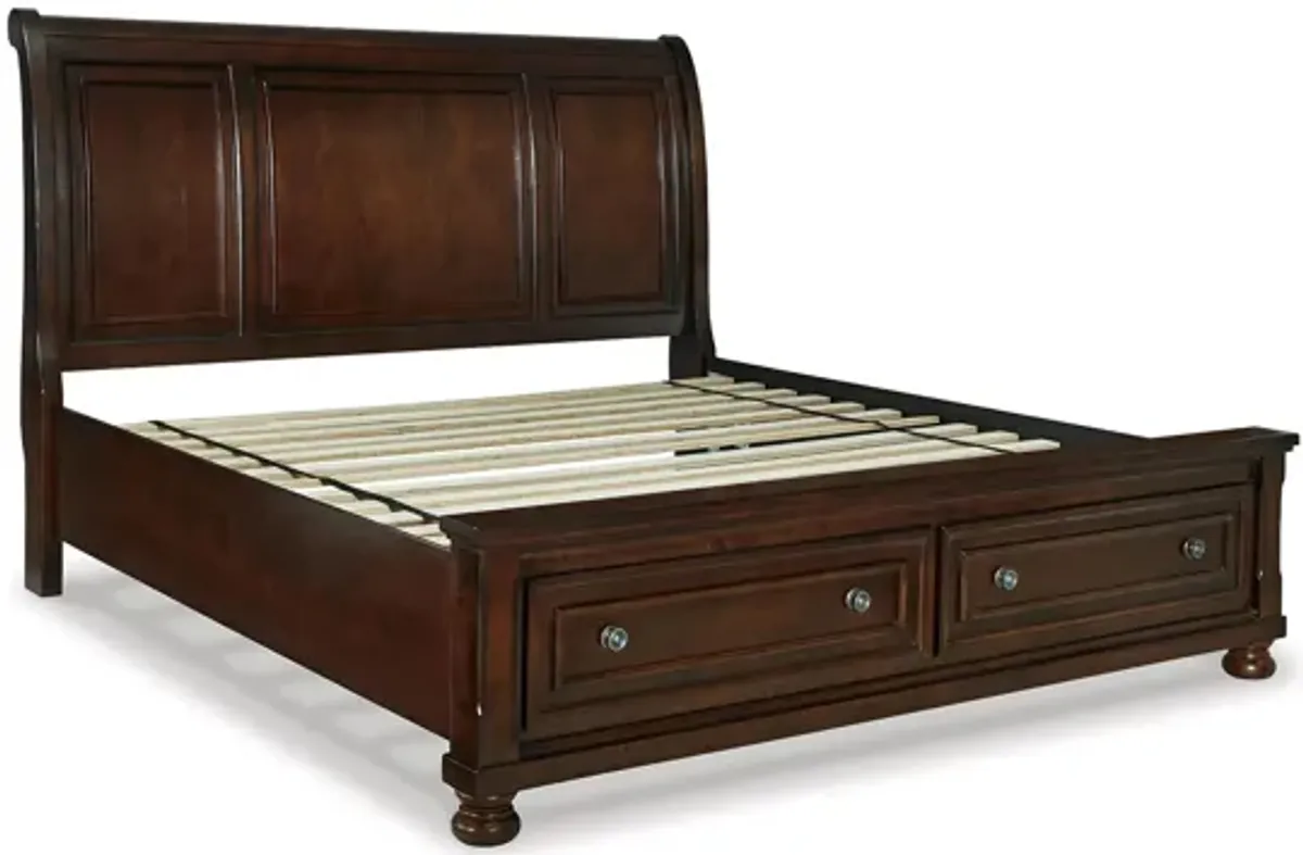 Porter Sleigh storage Bed