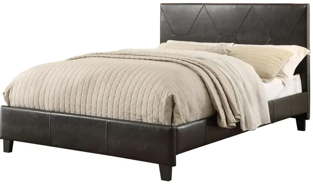 Zoey Bed in Black by Homelegance