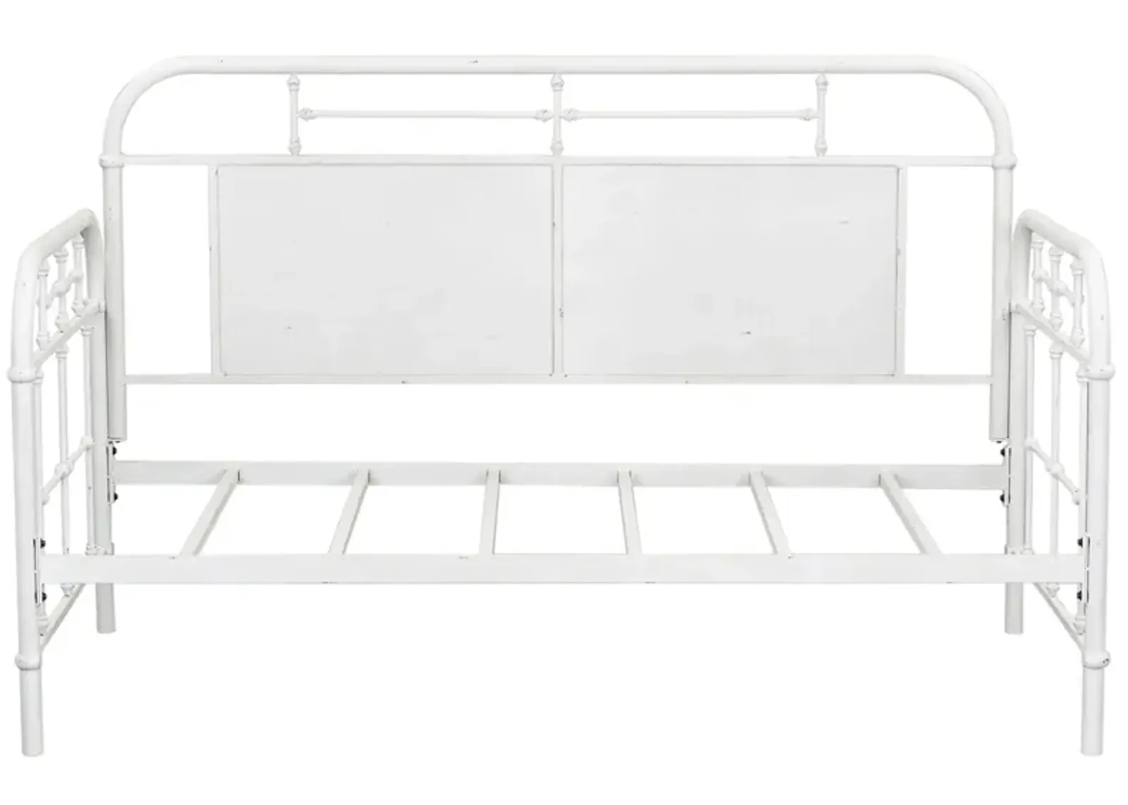 Vintage Series Twin Metal Day Bed in Antique White by Liberty Furniture