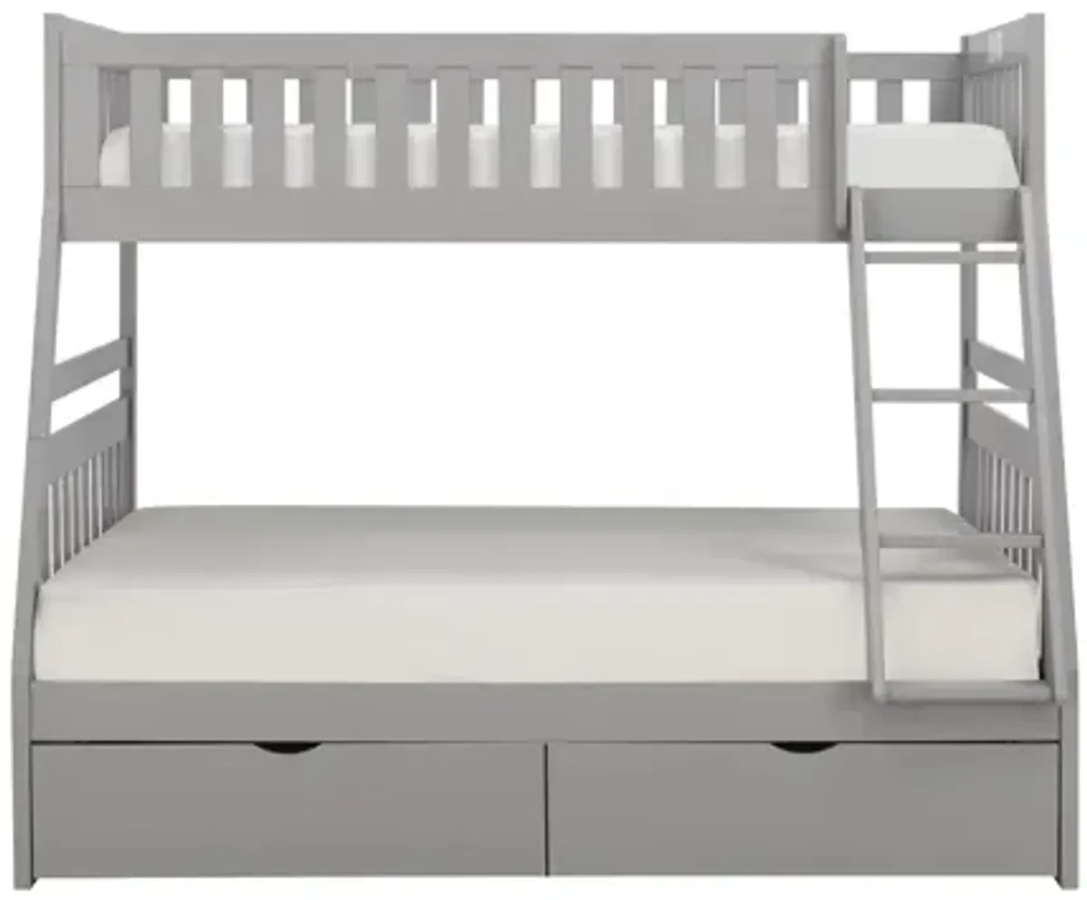 Belisar Twin-Over-Full Storage Bunk Bed