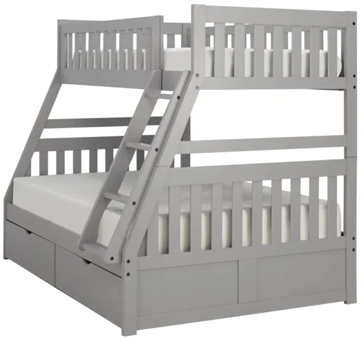 Belisar Twin-Over-Full Storage Bunk Bed