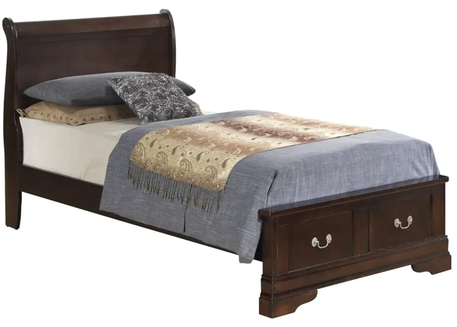 Rossie Storage Bed in Cappuccino by Glory Furniture