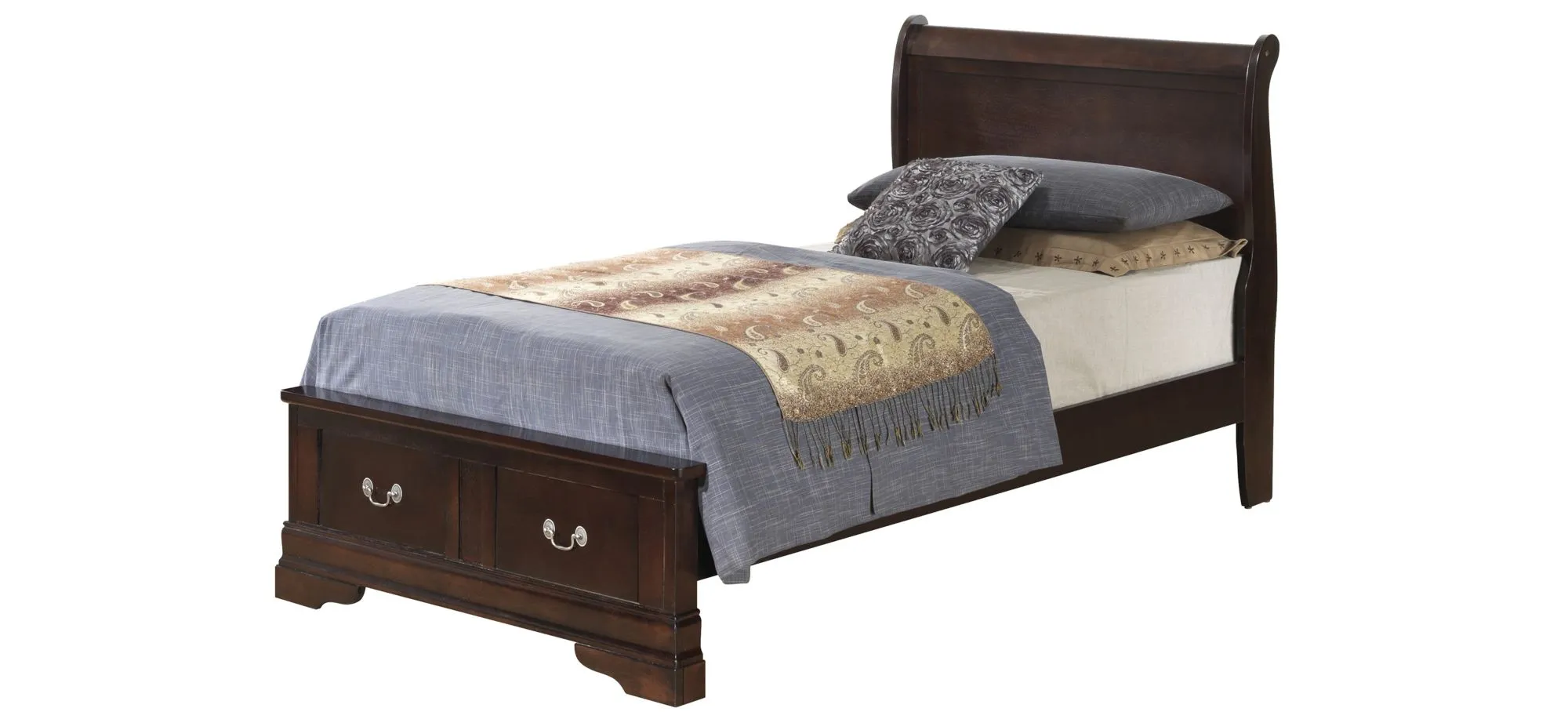 Rossie Storage Bed in Cappuccino by Glory Furniture
