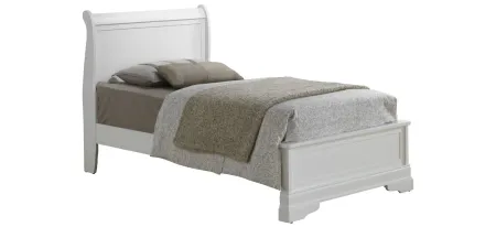 Rossie Panel Bed in White by Glory Furniture