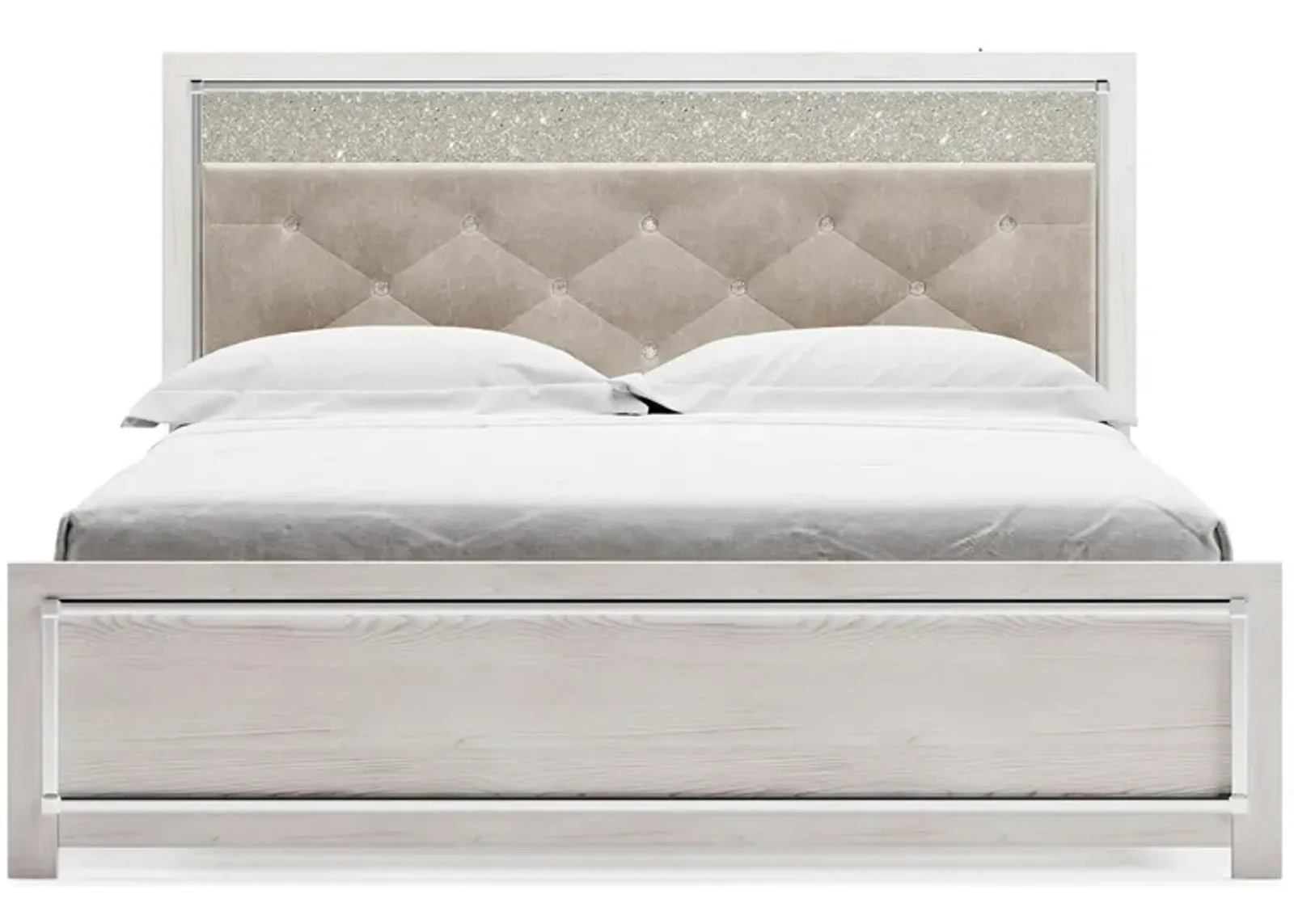 Altyra King Panel Bed in White by Ashley Furniture