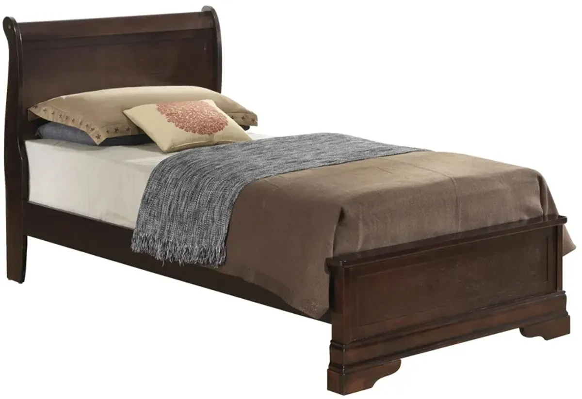 Rossie Panel Bed in Cappuccino by Glory Furniture