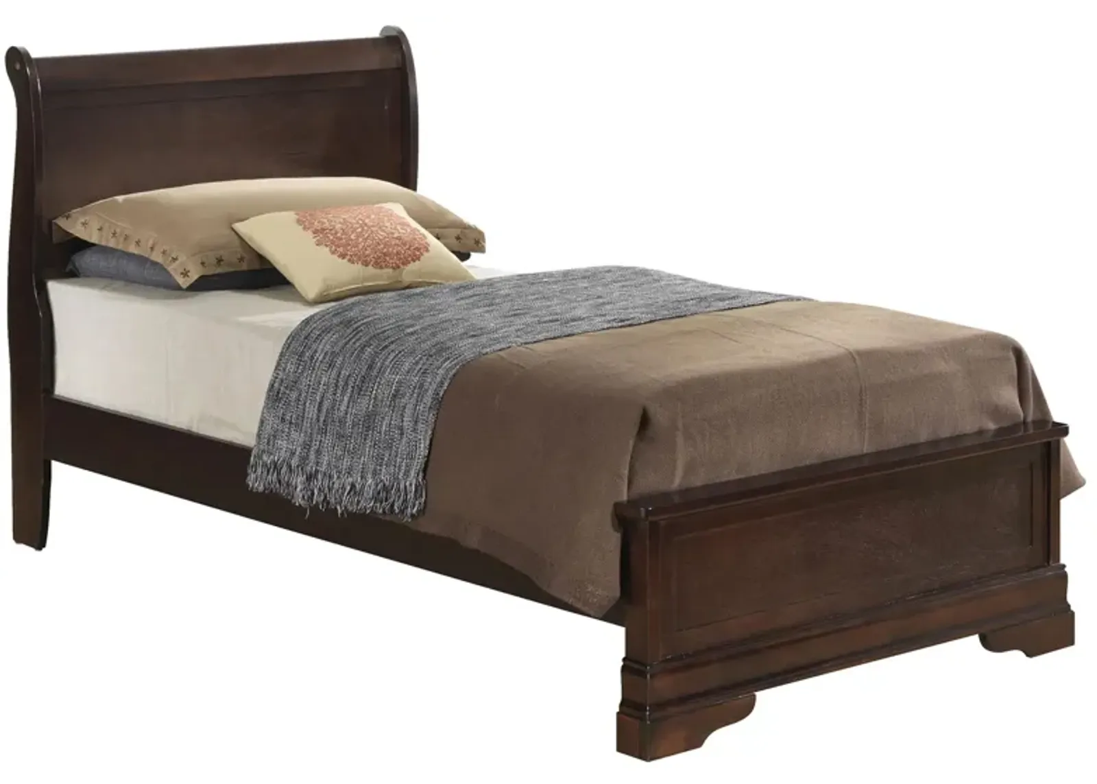 Rossie Panel Bed in Cappuccino by Glory Furniture