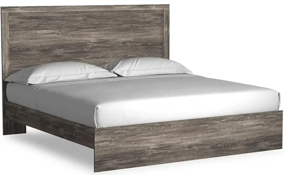 Ralinksi King Panel Bed in Gray by Ashley Furniture