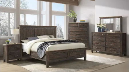 Transitions King Bed in Driftwood and Sable by Intercon