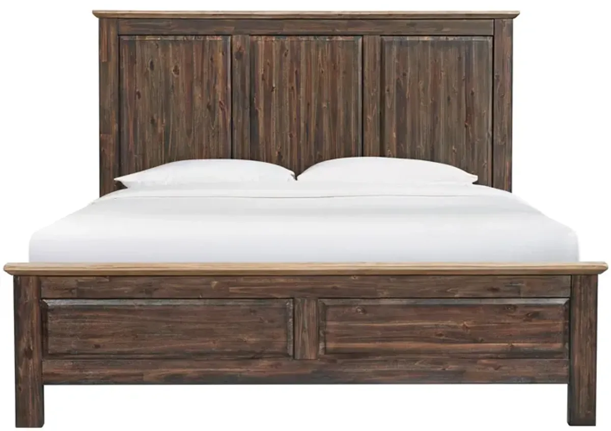 Transitions King Bed in Driftwood and Sable by Intercon