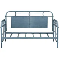 Vintage Series Twin Metal Day Bed in Blue by Liberty Furniture