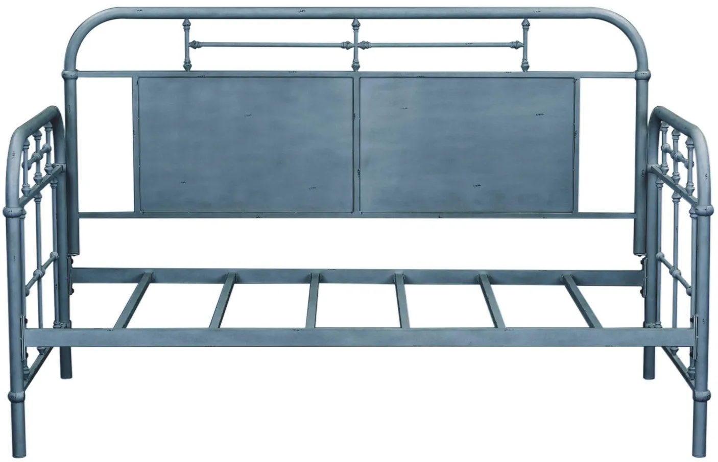 Vintage Series Twin Metal Day Bed in Blue by Liberty Furniture