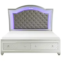 Quinby Bed in Silver by Homelegance
