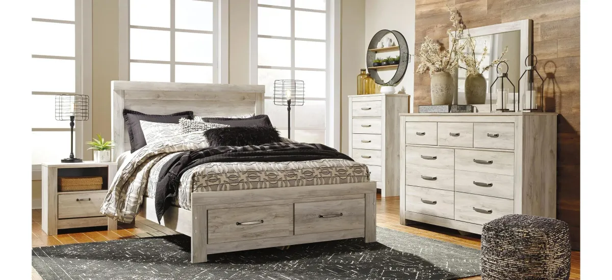 Bellaby Queen Platform Bed with 2 Storage