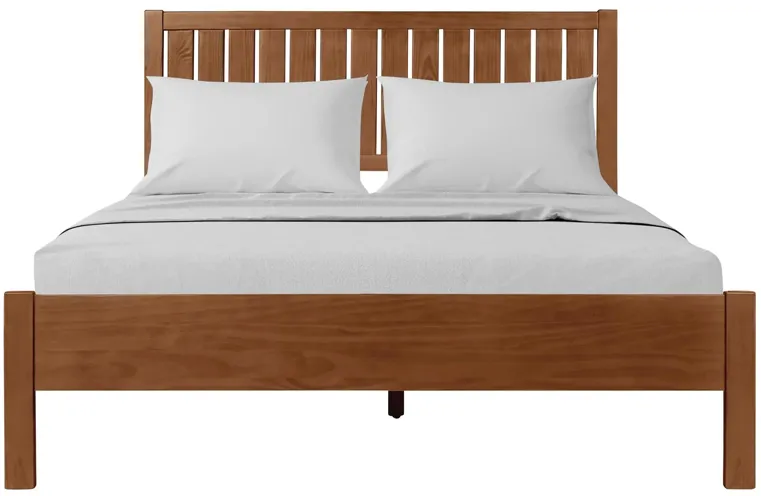 Graham Platform Bed in Walnut by CAMDEN ISLE