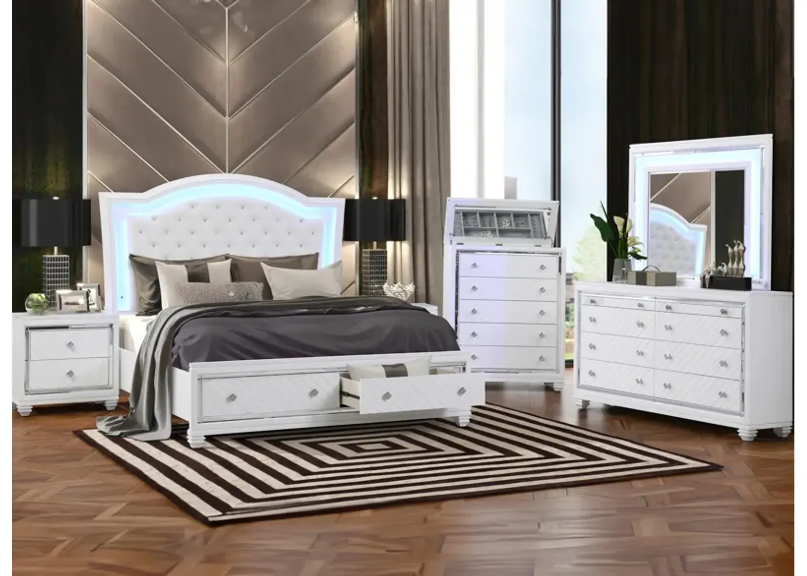 Shiney 4pc. Bedroom Set