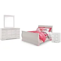 Anarasia 4-pc. Bedroom Set in White by Ashley Furniture