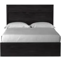 Belachime Queen Panel Bed in Black by Ashley Furniture