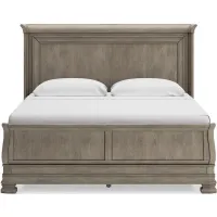 Lexorne Sleigh Bed in Gray by Ashley Furniture