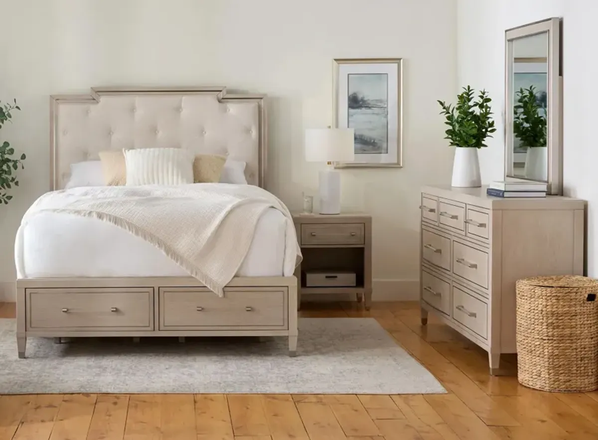 Francesca 4-pc Bedroom Set in Ivory by Bellanest