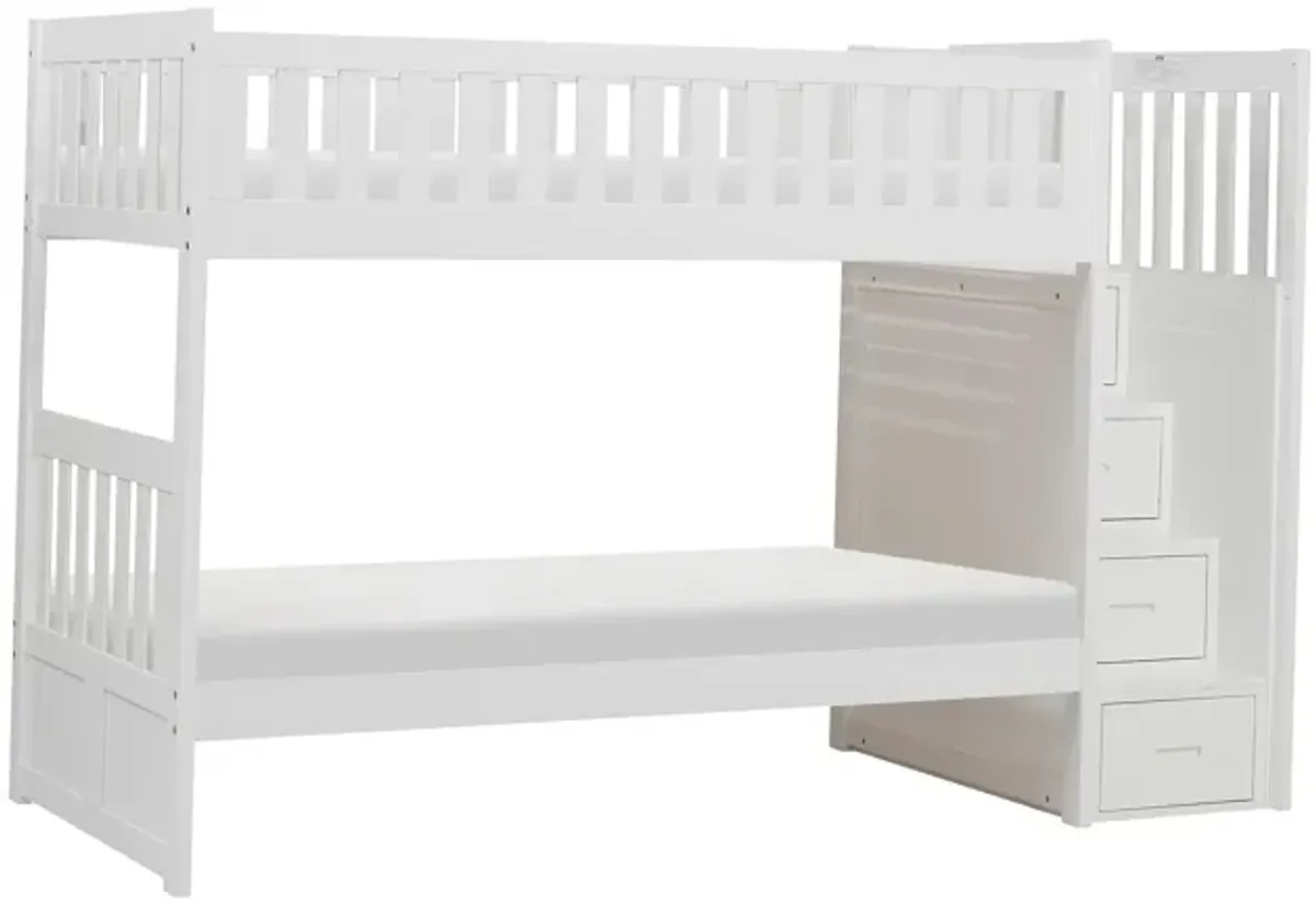 Belisar Bunk Bed with Reversible Step Storage