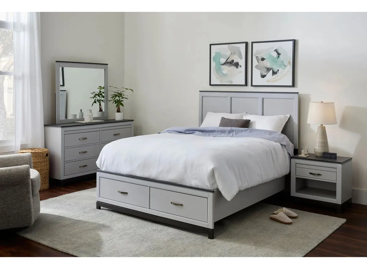 Fairfax 4-pc. Bedroom Set in Gray by Davis Intl.