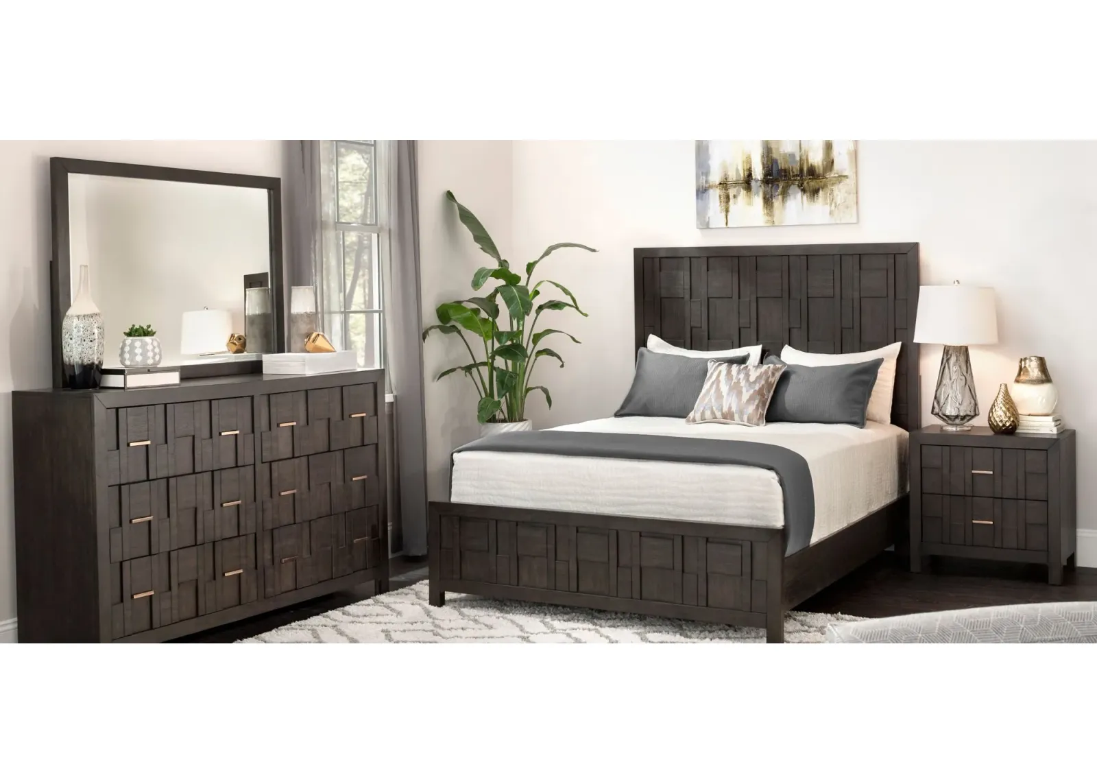 Maya 4-pc. Set in Brown by Davis Intl.