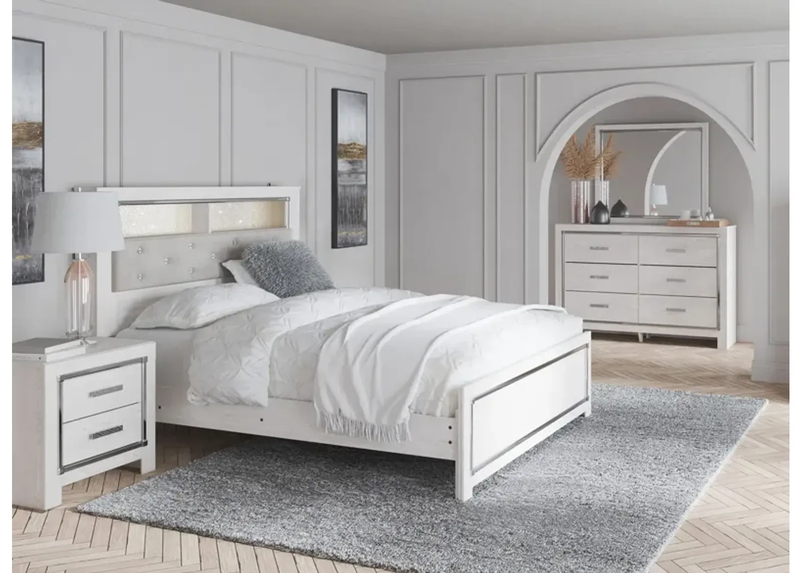 Tanya 4-pc. Bedroom Set in White by Ashley Furniture