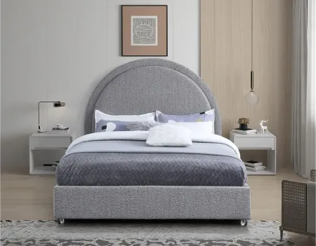 Milo King Bed in Gray by Meridian Furniture