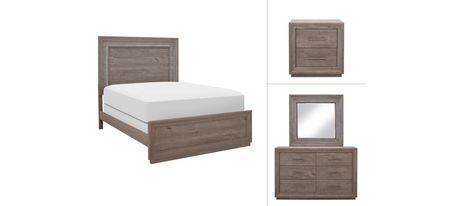 Mela 4-pc. Bedroom Set in Graystone by Liberty Furniture