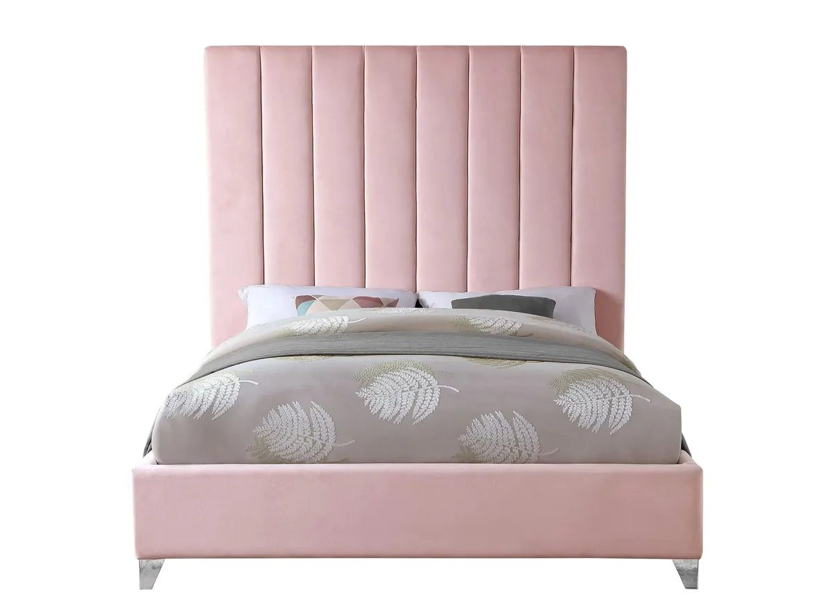 Via Queen Bed in Gray by Meridian Furniture