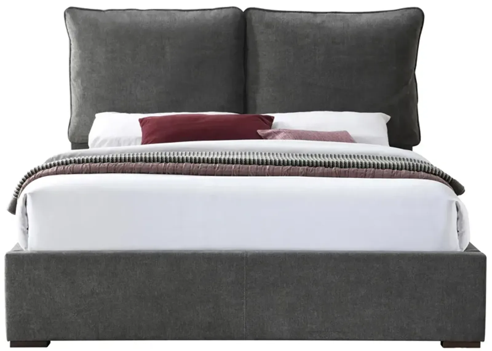 Misha King Bed in Gray by Meridian Furniture