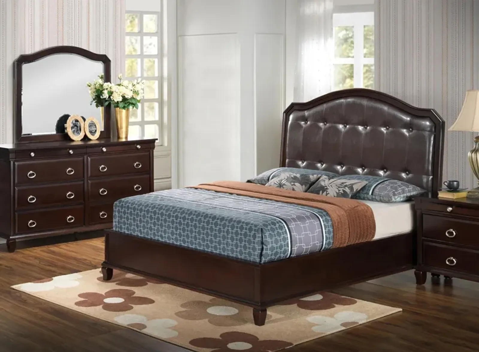 Abbot 4-pc. Upholstered Bedroom Set