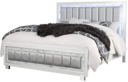 Santorini 4-pc. Bedroom Set in White by Global Furniture Furniture USA