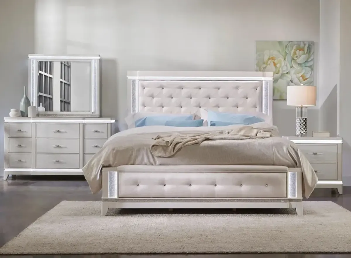 Carmelita 4-pc. Bedroom Set in White by Davis Intl.