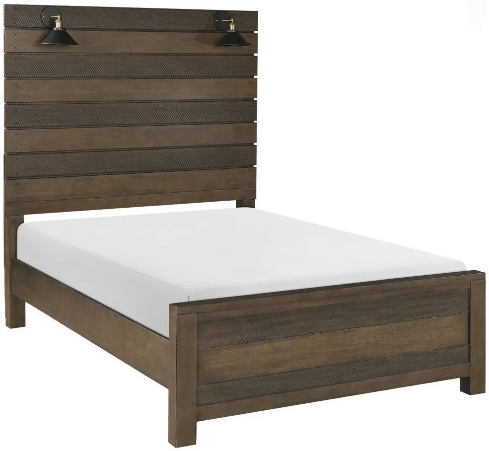 Malea Bed in Antique Brown by Homelegance