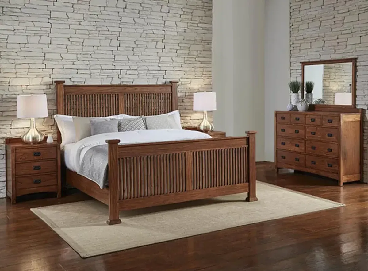 Mission Hill 4-pc. Bedroom Set in Harvest by A-America