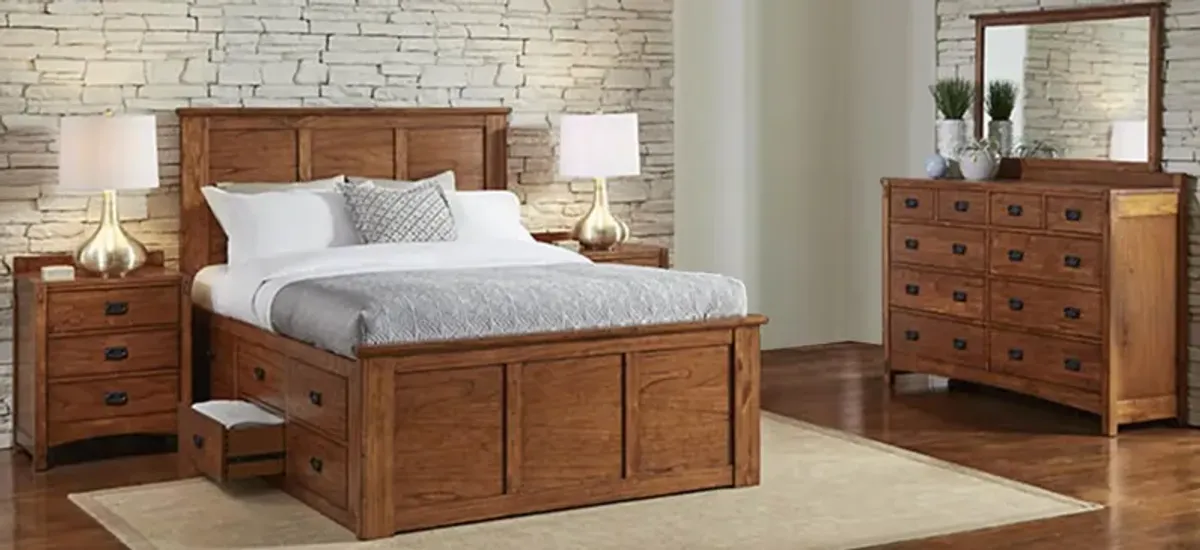 Mission Hill 4-pc. Bedroom Set w/Storage Bed