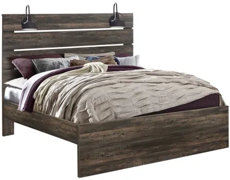 Linwood 4-pc Bedroom Set in Dark Oak by Global Furniture Furniture USA