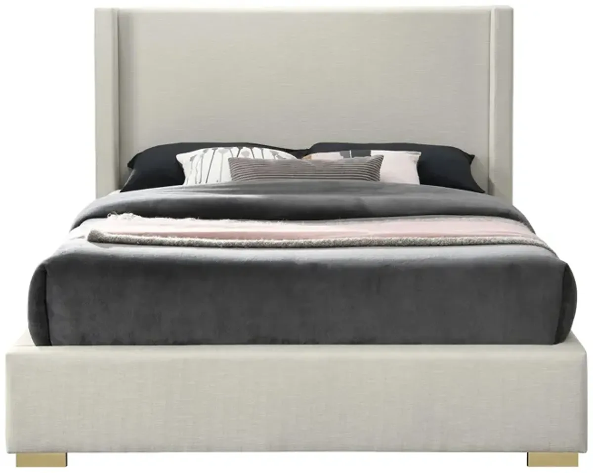 Royce King Bed in Gray by Meridian Furniture