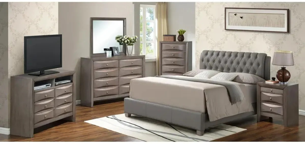 Marilla 4-pc. Upholstered Bedroom Set