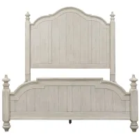 Farmhouse Reimagined Poster Bed in White by Liberty Furniture