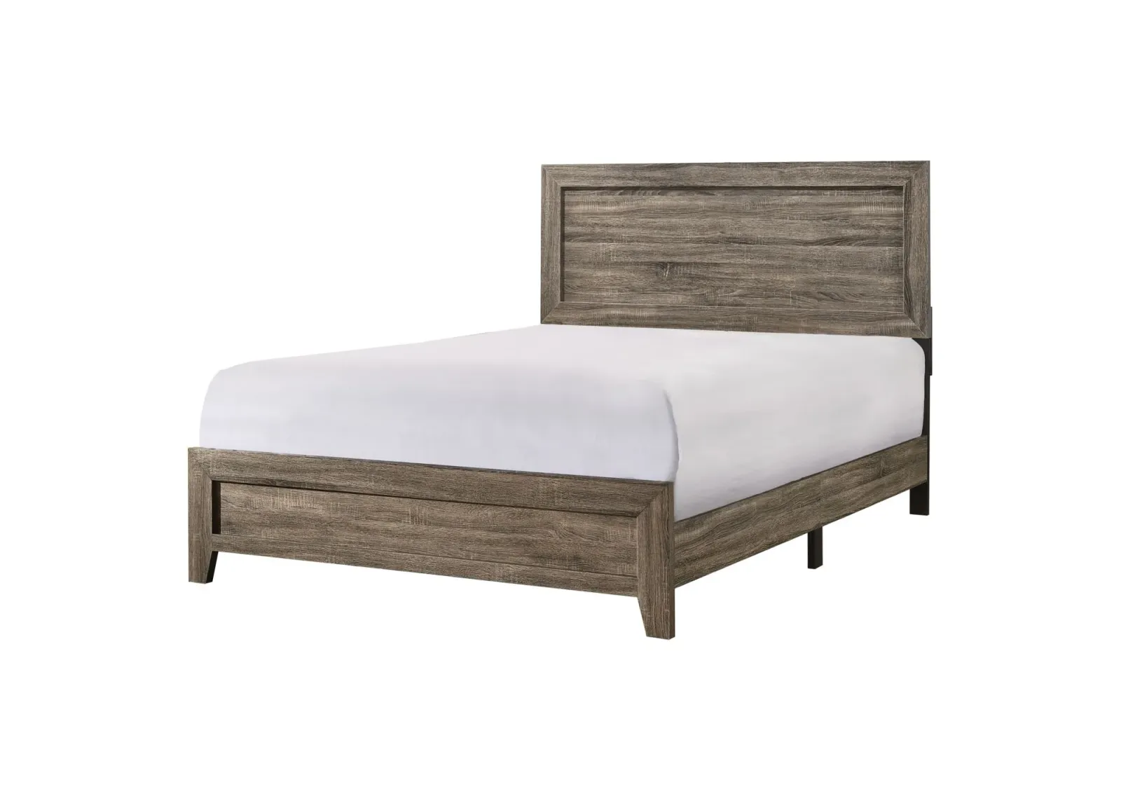 Millie Panel Bed in Gray by Crown Mark