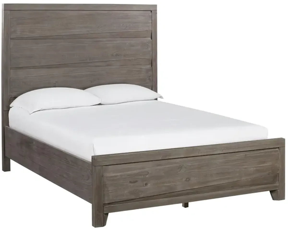 Hearst Solid Wood Queen-Size Panel Bed