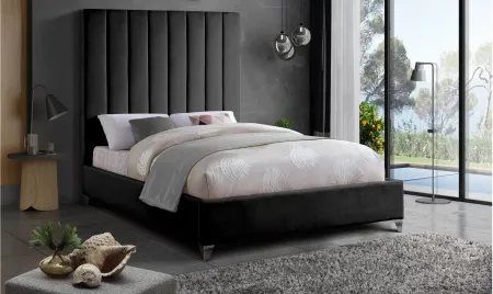 Via King Bed in Gray by Meridian Furniture