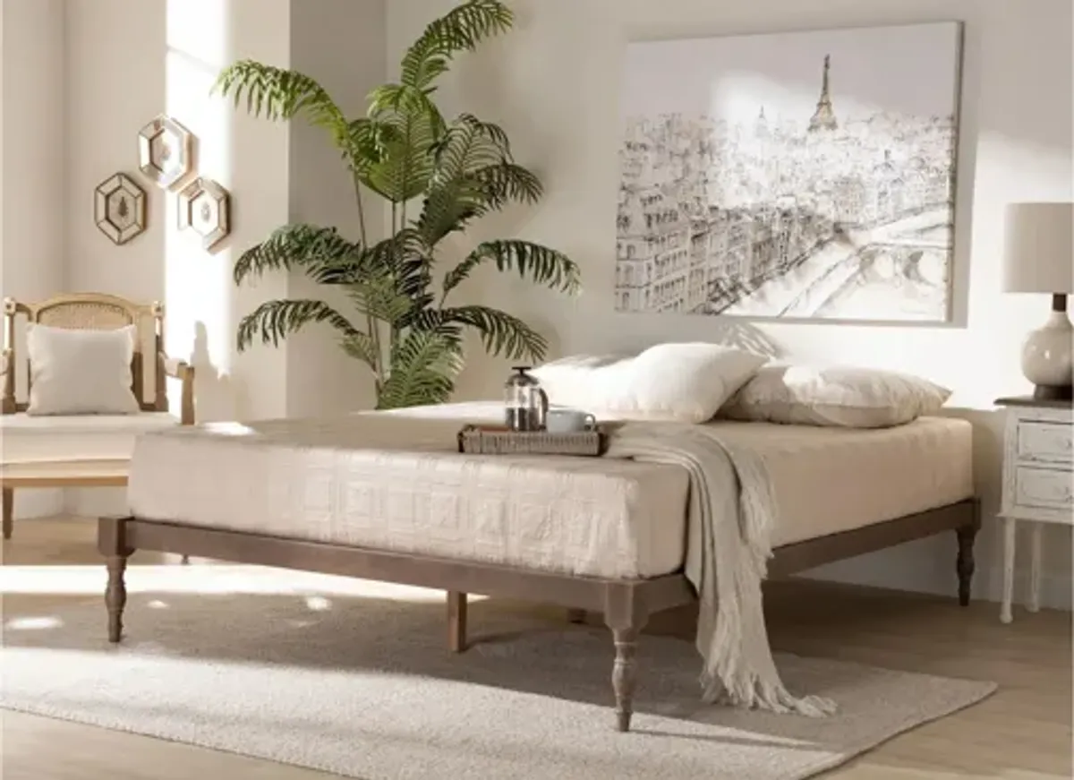 Iseline Queen Size Platform Bed Frame